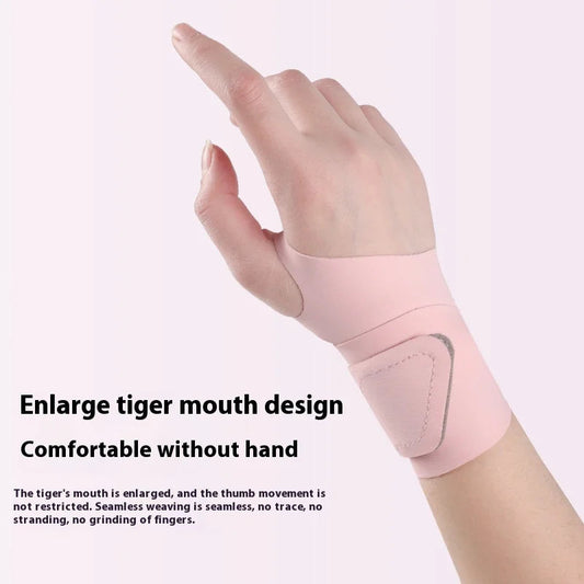 Ultra thin wrist brace for sprains, wrist strap for men and women's badminton sports, thin tendon sheath for pain and strain Zen fit plus