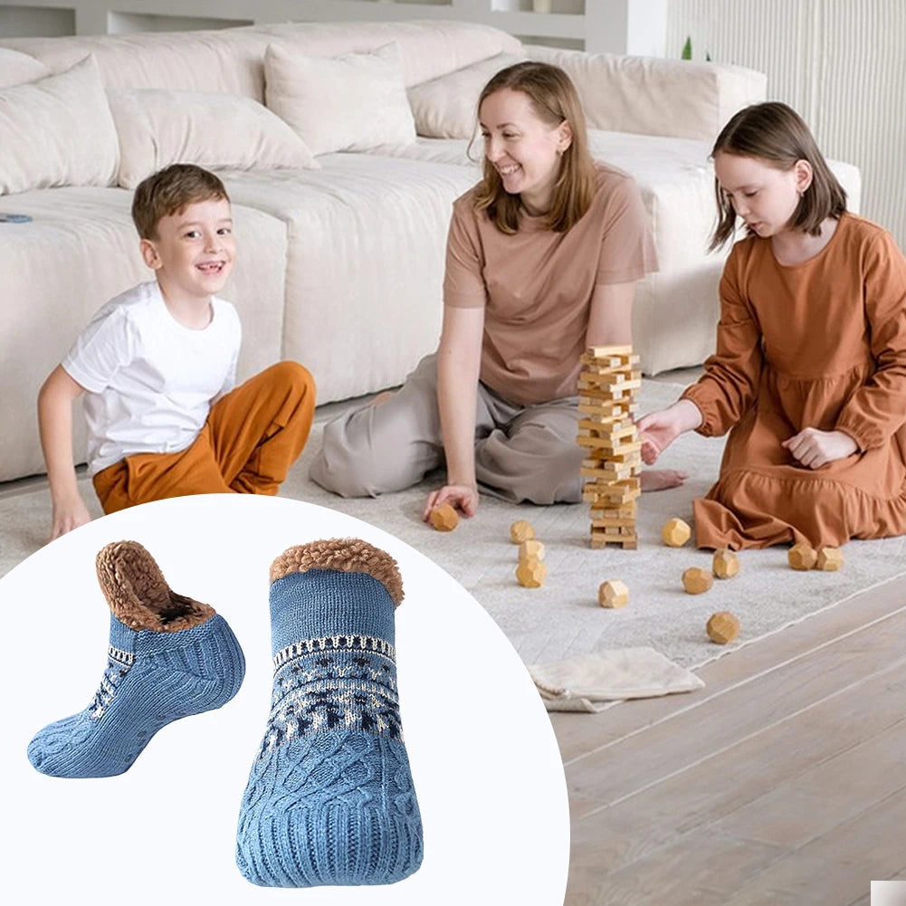 Winter Women Warm Men’s Socks Thickened Thermal Ski Non-slip Soccer Stockings Indoor Home Floor Slippers Sock for Christmas Zen fit plus