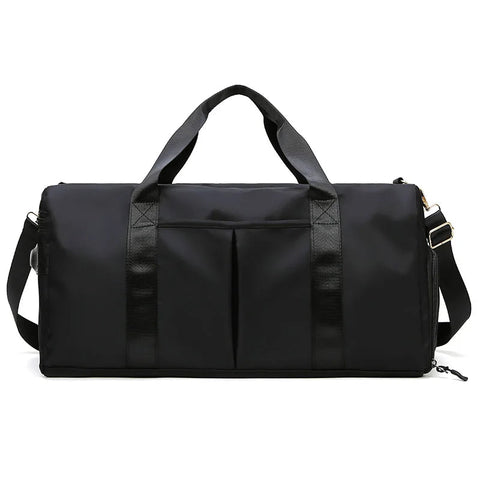 Gym Bag Men Women Training Fitness Swim Travel Luggage Handbag Yoga Shoulder Pack Shoes Storage Waterproof Dry Wet Separation Zen fit plus