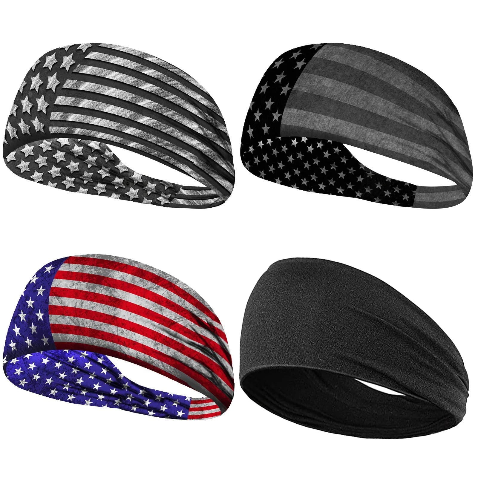 24 Color Sport Headbands Bike Cycling Running Sweatband Fitness Jogging Tennis Yoga Gym Headscarf Head Sweat Hair Band Zen fit plus