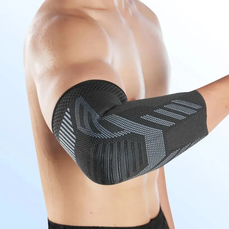 Elastic Fabric Protective Elbow Brace Knitted Compression Sleeve for Tendonitis Pain Relief Zen fit plus