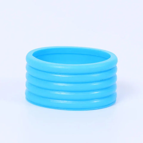 Silicone Tennis Racket Grip Ring Handle Closure Rubber Sweat-absorbing Band Fixed Stretchable Handle Tennis Accessories 4Pcs - Zen Fit Plus