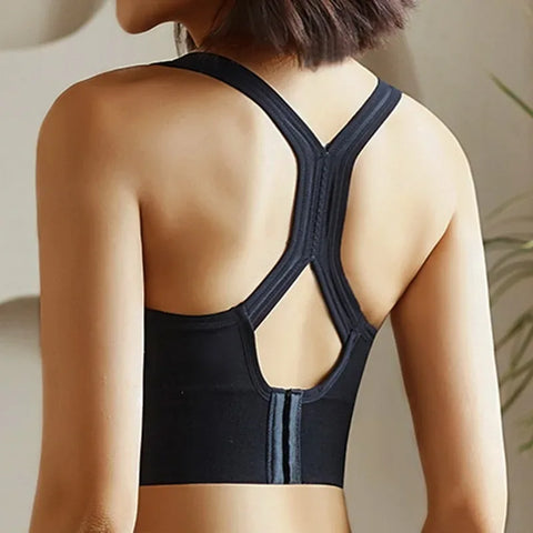 Tank Top Women Gym Women Corset Sports Bra Push Up Crop Top Fitness bra Hollow Breathable Sexy Running Athletic Sportswear - Zen Fit Plus