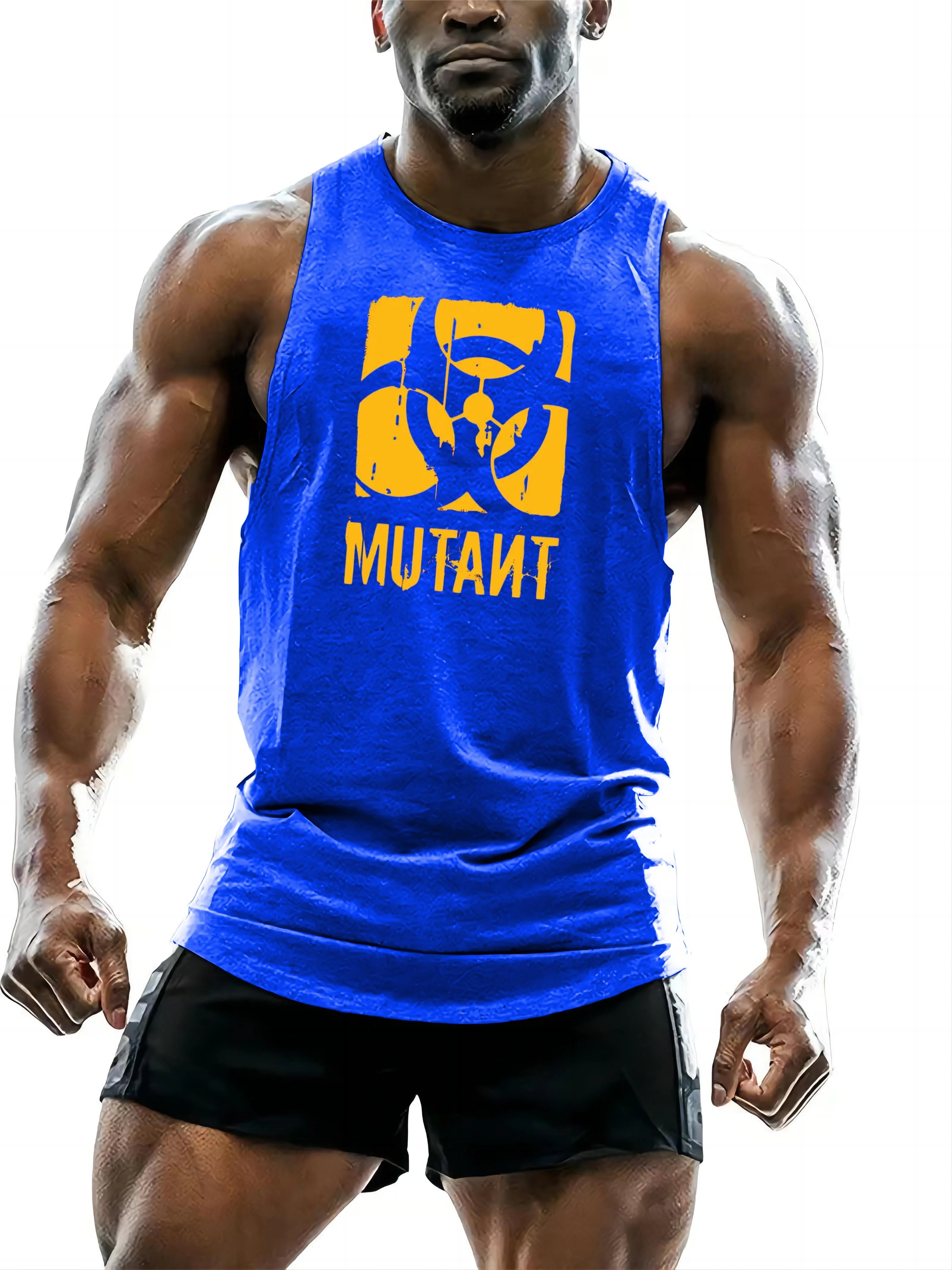 Adult Men'S Tank Tops Clothing 2d Fun Printed Round Neck Summer Basketball Sleeveless Outdoor Sports Gym Quick Dry New Style Zen fit plus