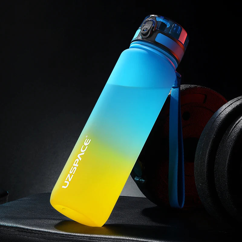 500/800/1000ml Sports Water Bottle Portable Leakproof Shaker Drinkware Outdoor Tour Gym Fitness Cup Tritan Plastic Jugs BPA Free Zen fit plus