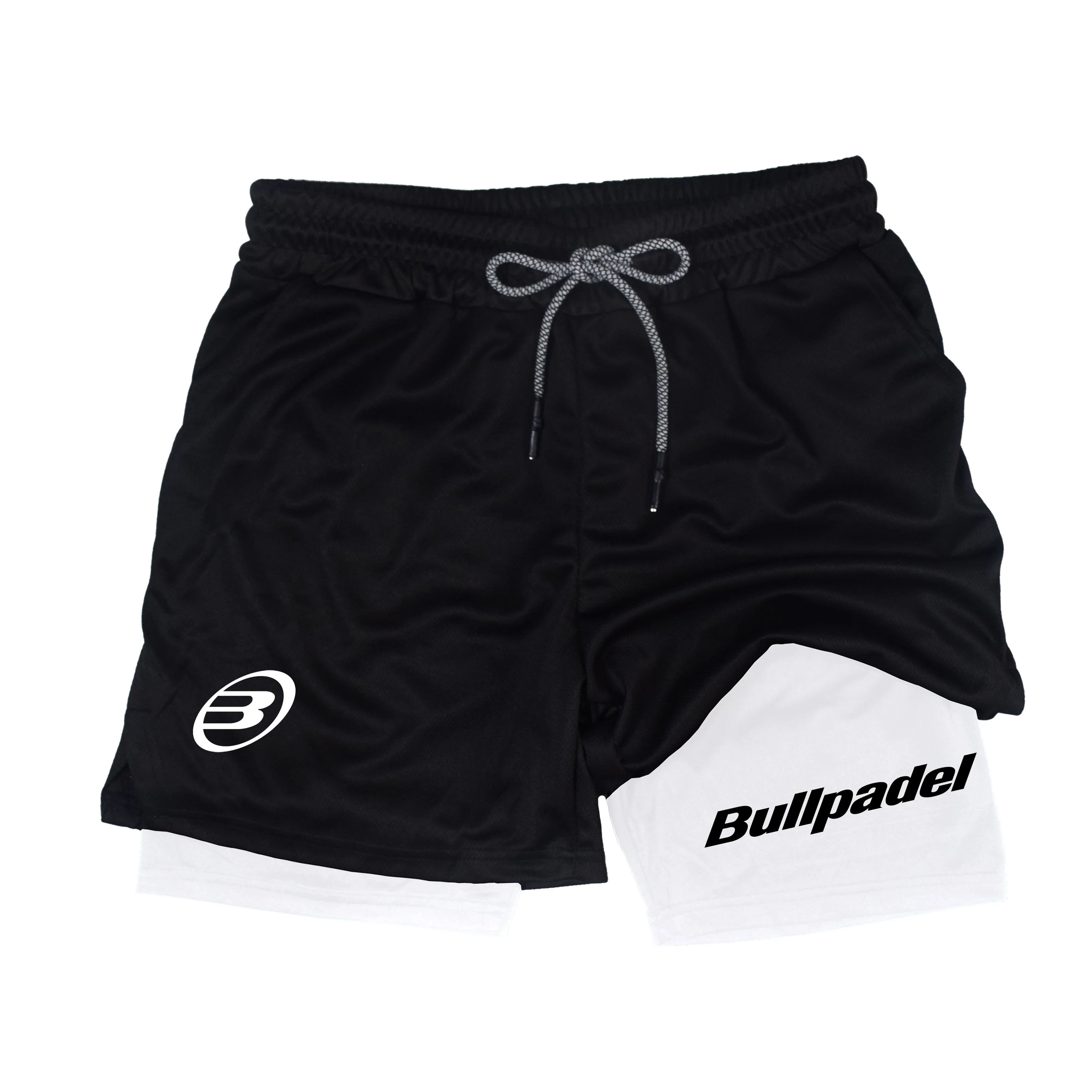 New Men's Sport Shorts Summer Male Breathable Tennis Bullpadel Shorts Quick-Drying Badminton Trousers Outdoor Running Sportwear Zen fit plus
