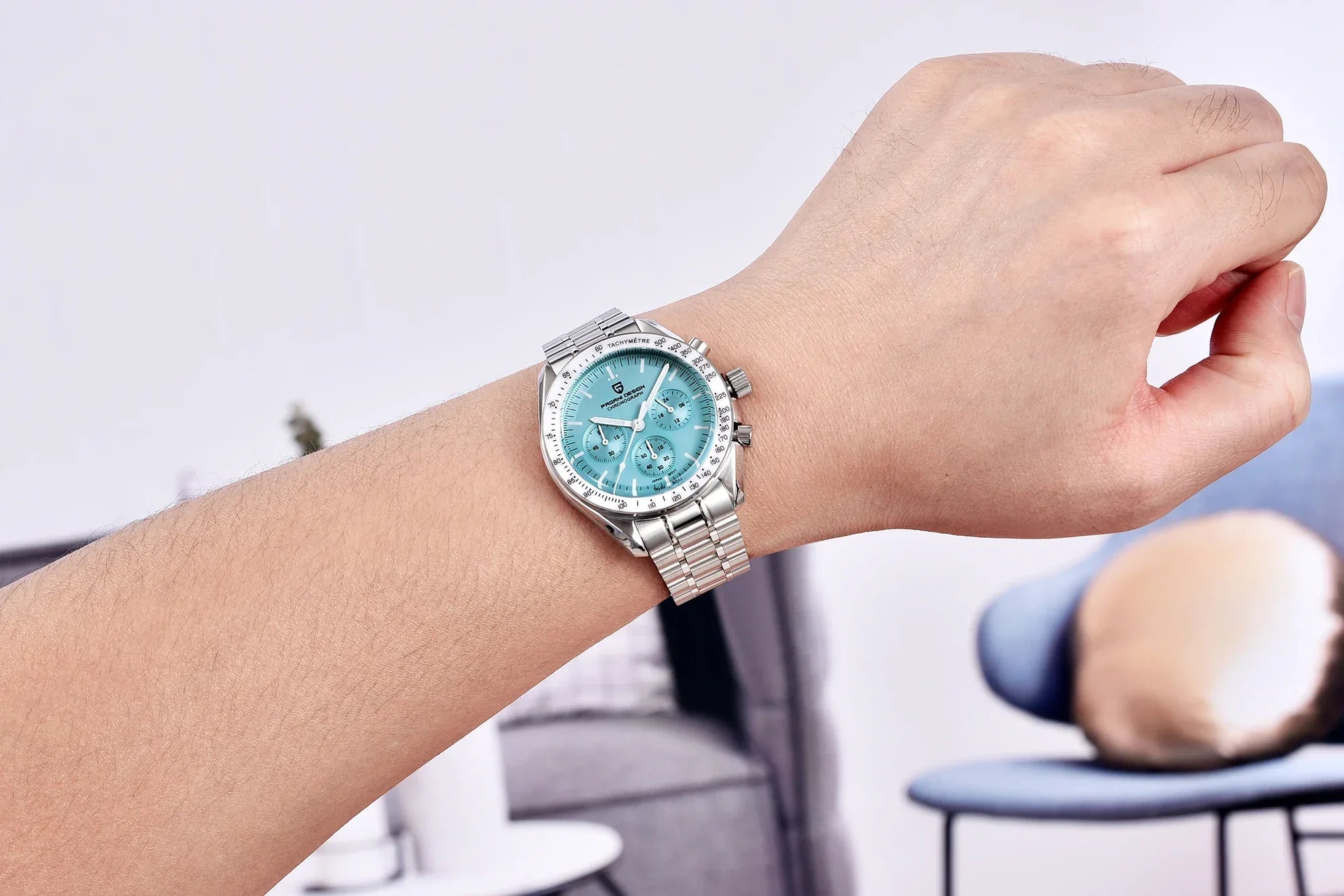 VK63 Chronograph Waterproof Mens Watches