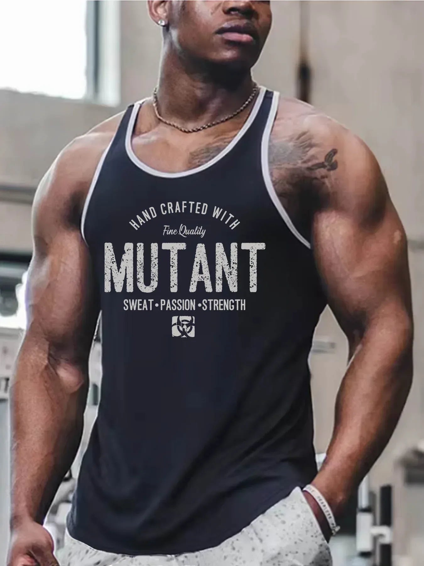 Summer New Fitness Sports Tank Top for Men's Quick Drying, Breathable and Stretching Sleeveless T-shirt Fashion Men's Sweetheart - Zen Fit Plus