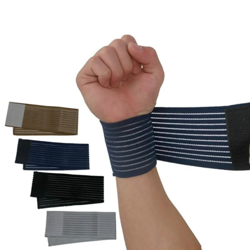 1/2 Pcs Sports Fitness Bracers Elastic Bandage Hand Wrist Strap Wrap Sport Wristband Adjustable Stretchy Wrist Protector Zen fit plus