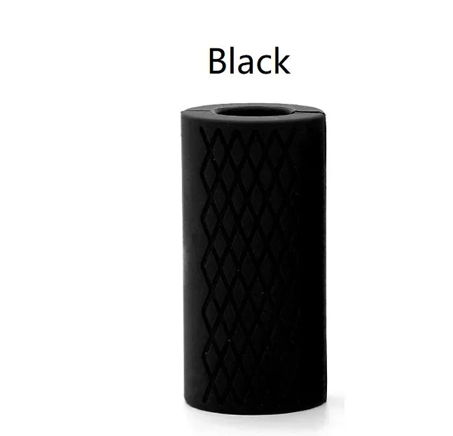 Silicone Dumbbell Barbell Grips Handles Anti-Slip Protect Pad Pull Up Weightlifting Support Gym Body Building Workout Silica Gel Zen fit plus