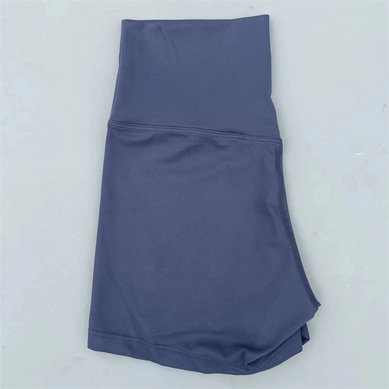 Solid Color tight Women Fitness Sport Short High Waist Yoga Short Legging Squatting Proof Comprehensive Training Jog AthletiC Zen fit plus