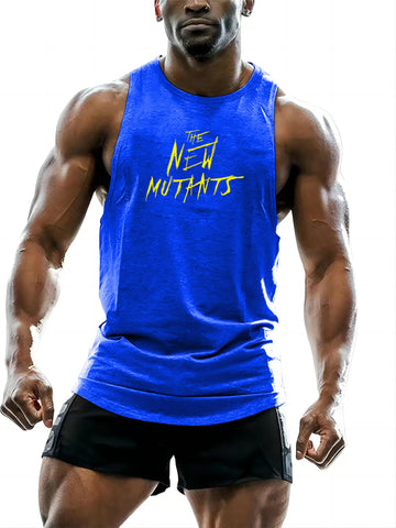 Adult Men'S Tank Tops Clothing 2d Fun Printed Round Neck Summer Basketball Sleeveless Outdoor Sports Gym Quick Dry New Style Zen fit plus