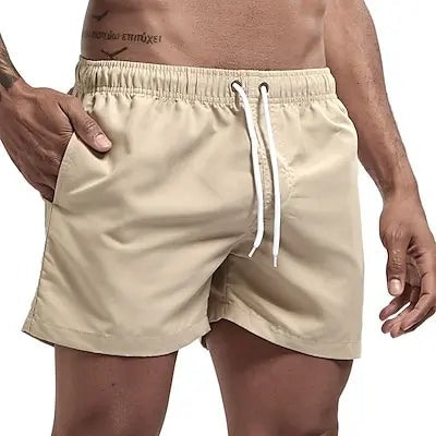 Men's Swim Shorts Swim Trunks Quick Dry Board Shorts Bathing Suit Breathable Drawstring With Pockets for Surfing Beach Summer Zen fit plus
