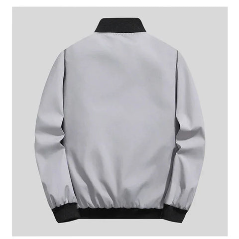 Man Leisure Jacket New Spring Autumn Solid Color And Comfortable Zipper Style Fashion Windproof Jacket - Zen Fit Plus