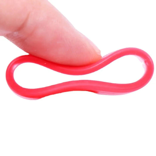 Silicone Tennis Racket Grip Ring Handle Closure Rubber Sweat-absorbing Band Fixed Stretchable Handle Tennis Accessories 4Pcs Zen Fit Plus