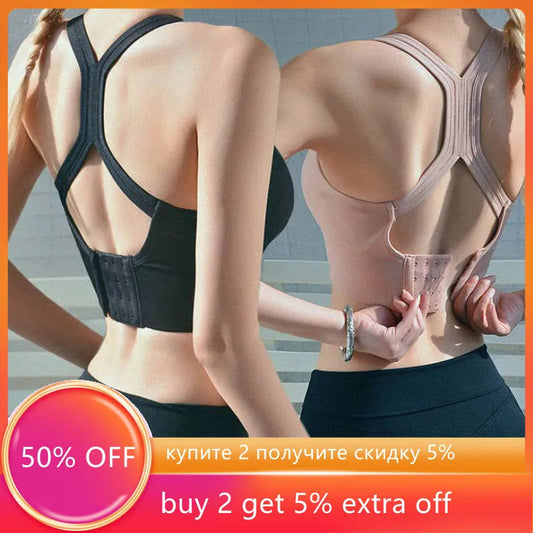 Tank Top Women Gym Women Corset Sports Bra Push Up Crop Top Fitness bra Hollow Breathable Sexy Running Athletic Sportswear Zen fit plus