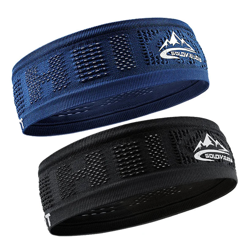 Sports Headband Cycling Headwear Men Women Elastic No Slip Band Basketball Gym Fitness Tennis Sun Protection Hat Unisex Zen fit plus