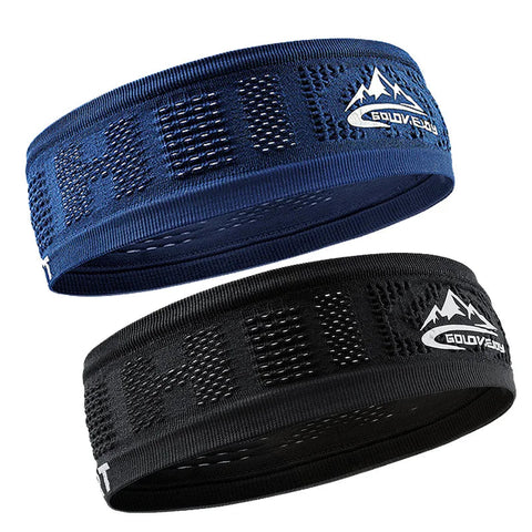 Sports Headband Cycling Headwear Men Women Elastic No Slip Band Basketball Gym Fitness Tennis Sun Protection Hat Unisex Zen fit plus