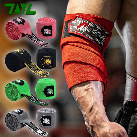 1PC PSIII 150cm Premium Elbow Pads Wrap Strap Bandage Brace Support Gym Fitness Sport Protecter for Weightlifting Bench Press Zen fit plus