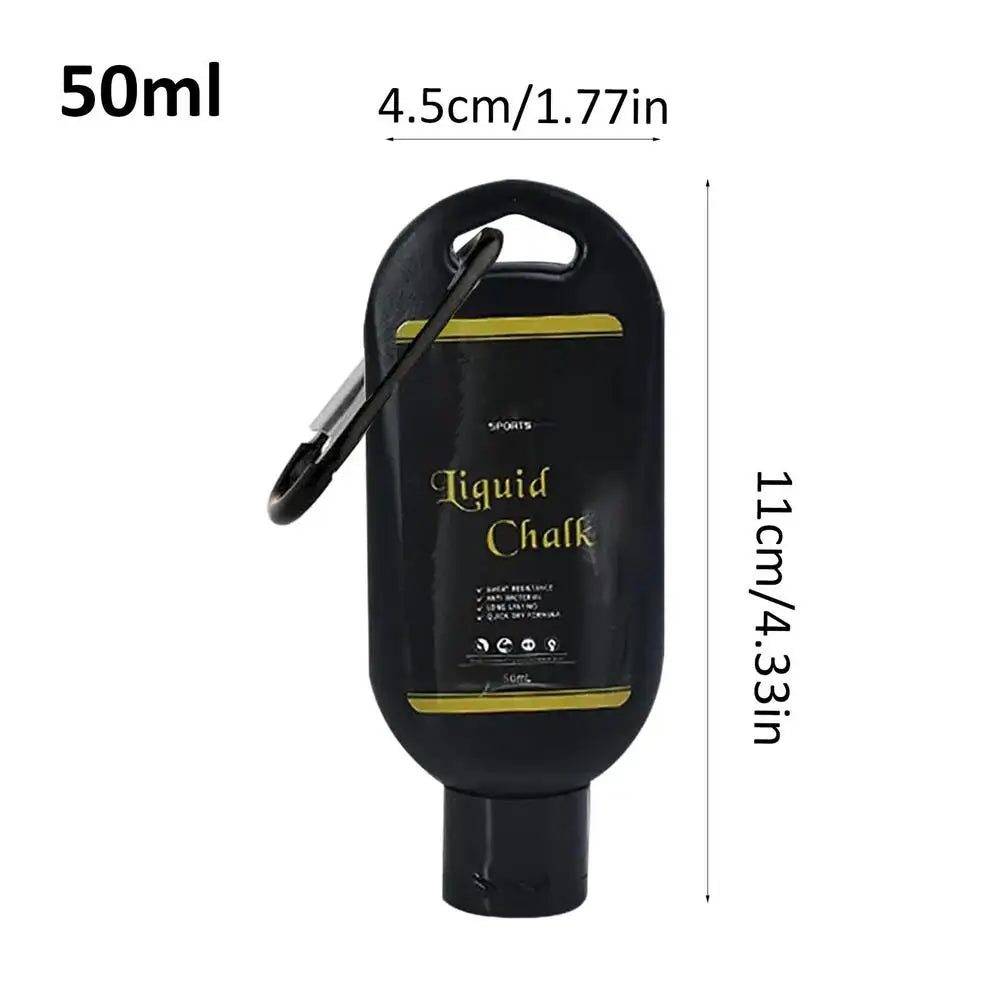 30/50/100ml Sports Liquid Chalk Magnesium Powder Fitness Weight Lifting Non-slip Cream Grip Weight Lifting Climbing Gym Sports Zen fit plus