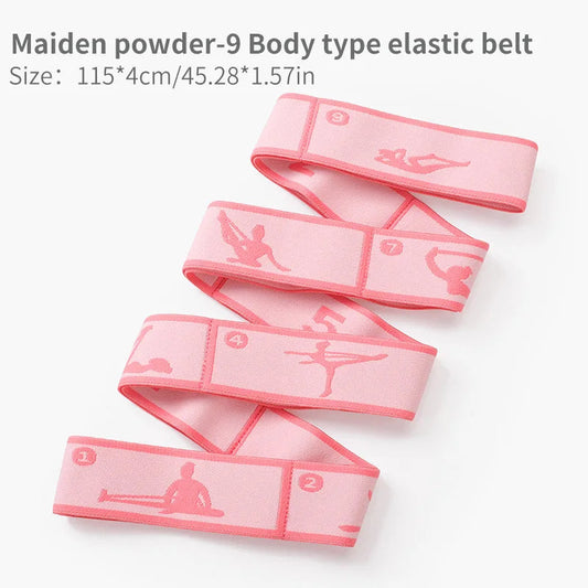 8/9 Loops Children Upgrade Pattern Guide Digital Resistance Elastic Band for Dance, Gymnastics, Ballet rubber band for training Zen fit plus