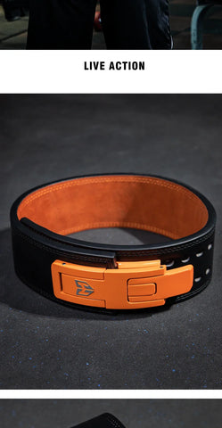 Adjustable Weightlifting Belt, Lever Powerlifting Belt,Gym Barbell,Squat Deadlift, Waist Support, Strength Training Lumbar Brace - Zen Fit Plus