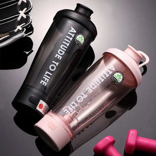Electric Protein Shaker Bottle, USB Rechargeable Blender Bottles, BPA Free, Tritan Portable Blender Cup, 650ml Zen fit plus
