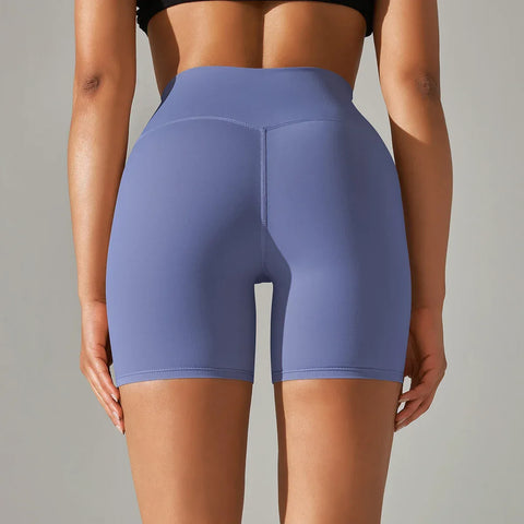 Women Sports Short Yoga Legging Shorts Squat Proof High Waist Fitness Tight Shorts Quick Drying Cycling Workout Gym Shorts - Zen Fit Plus