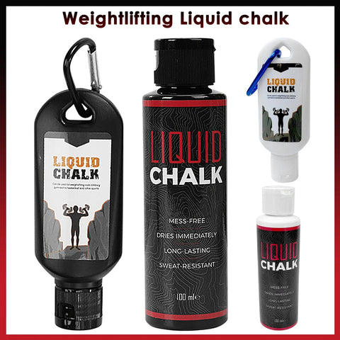 30/50/100ml Liquid Chalk Sports Magnesium Powder Fitness Weight Lifting Anti Slip Cream Grip WeightLifting Climbing Gym Sport Zen fit plus