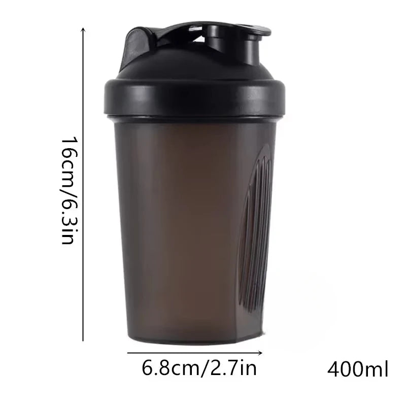 400ml Leak-Proof Shaker Cup with Mixing Ball – BPA-Free Bottle for Protein Shakes and Milkshakes, Perfect for Gym and Fitness Zen fit plus
