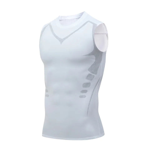 Compression Tank Top Men Gym Shirt Sleeveless Quick Dry Printing Sportswear Male Fitness Bodybuilding Vest Workout Muscle Top Zen fit plus