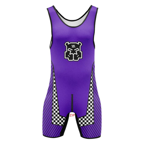 Mens Wrestling Singlets Front And Back Zipper Dog SexyMan Bodysuits RT One-Piece Undershirts Powerlifting Sleeveless Sleepwear Zen fit plus