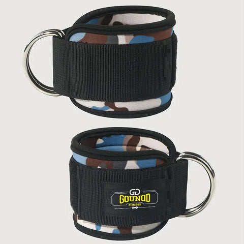 2PC/3PC GOUNOD Fitness Ankle Strap Adjustable D-Ring Support Cuffs Gym Leg Strength Exercise Pulley With Buckle Sport Guard Safe - Zen Fit Plus