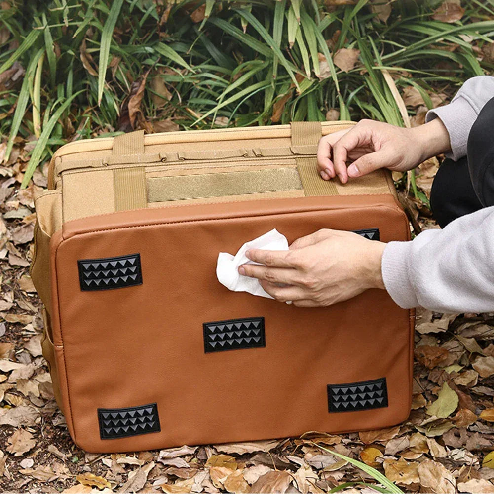 30L Camping Cooking Utensil Organizer Large Capacity Car Trunk Storage Bag Detachable Multifunctional Camping Stove Storage Case - Zen Fit Plus