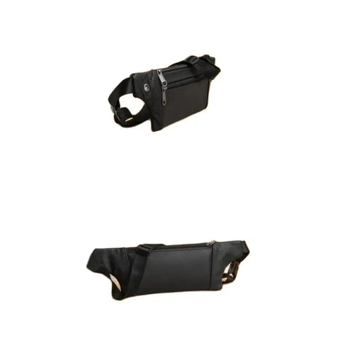 GENODERN Genuine Leather Men's Belt Bag Ultra-Thin Crossbody Bag Zen fit plus
