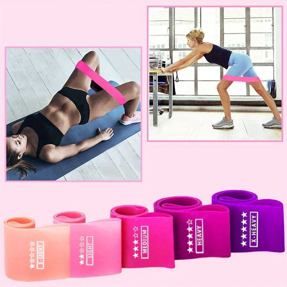 Fitness Elastic Resistance Bands Home training yoga sport resistance bands Stretching Pilates Crossfit Workout Gym Equipment - Zen Fit Plus