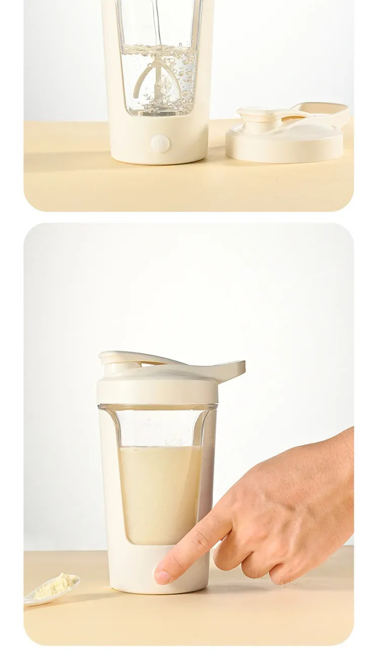 Electric Protein Shaker Bottle Mixing cup Automatic Self Stirring Mug Coffee Milk Cup Portable Blender Sports Fitness Kettle 35 - Zen Fit Plus