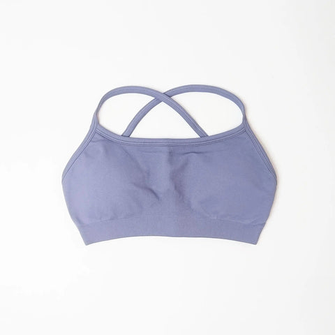 NCLAGEN Sports Bra Seamless Yoga Top Women Fitness Article Gym Active Wear Back Cross Workout Push-up Fitness Running Underwear Zen Fit Plus