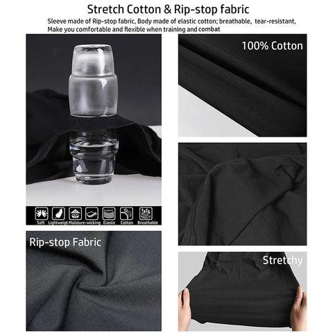 Men's Long Sleeve Combat Shirt 1/4 Zipper Ripstop Cotton Tactical Shirts Navy Blue Camoufalge Airsoft T Shirts Zen fit plus