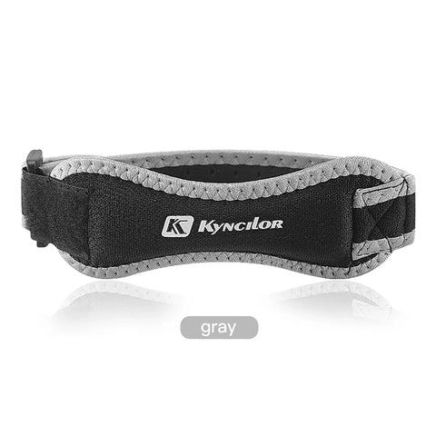 1PC Patella Kneecap Band Adjustable Silica Gel Knee Tendon Strap Protector Knee Pad Running Sports Cycling Gym Knee Support Zen Fit Plus