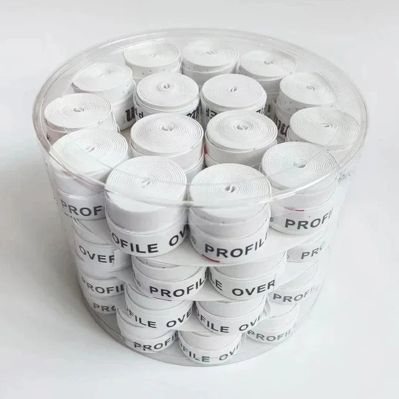 12Pcs Racket Overgrip Sweat Band Absorption Tennis Badminton Racket Hand Glue Tennis Grip Pu Non Slip Overgrip Fishing Rods Grip - Zen Fit Plus