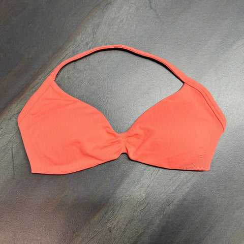 Impact Strappy Bra for Women Open Back Halter Sports Bra Light Support Gym Crop Top Seamless Workout Yoga Top Bra Padded Bras Zen fit plus