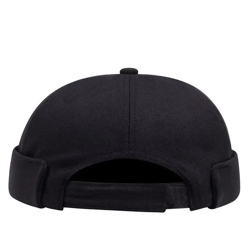 Vintage Brimless Hat Breathable Shark Beanie Hat Cotton Retro Men Adjustable Docker Cap Literary Sailor Cap Women Hip Hop Hat - Zen Fit Plus