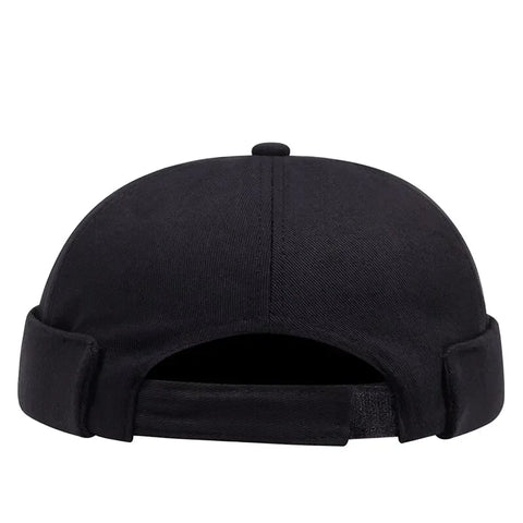 Vintage Brimless Hat Breathable Shark Beanie Hat Cotton Retro Men Adjustable Docker Cap Literary Sailor Cap Women Hip Hop Hat - Zen Fit Plus