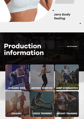 Yoga Fitness Bra Shock-absorbing Sports Bra Breathable and Quick Drying Training Running WOMEN'S Underwear - Zen Fit Plus