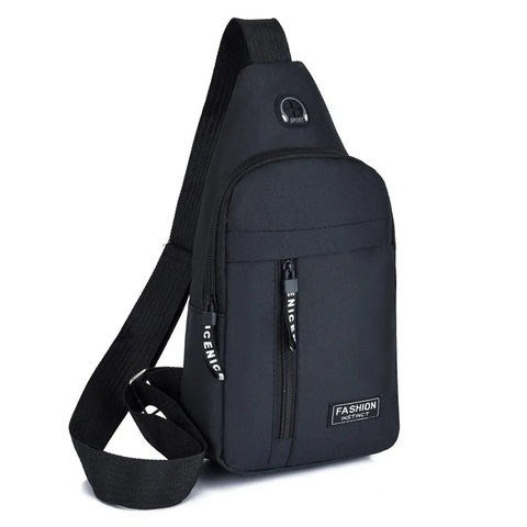 Chest Bags Men's One Shoulder Crossbody Bag Large Capacity Outdoor Sports Leisure Fashion Small Shoulder Bag Backpack Men's Zen fit plus