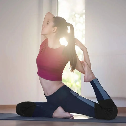 Sports Knee Pads Adults Kid Dance Knee Protector Elastic Thicken Sponge Knees Brace Support for Gym Yoga Workout Training - Zen Fit Plus