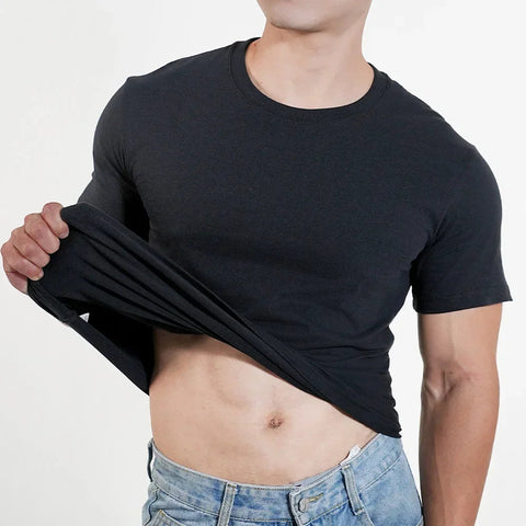 Men T shirts Polyester Thin Short-sleeve Tee Fitness Muscle Joggers Bodybuilding Quick Dry tshirt Male Gym Clothes Oversize tops Zen fit plus