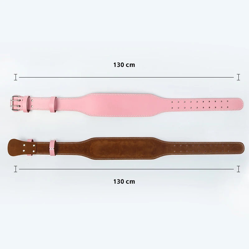 Weight Lifting Belt For Women 10.5cm Width Gym Fitness Squats Belt Back Support Powerlifting, Cross Training, Workout Belt Pink Zen fit plus