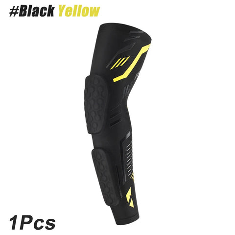 1 Pcs Sports Padded Arm Sleeves Protective Compression Elbow Pad Basketball Football Volleyball Soccer Gym Sport Arm Guards Home Zen fit plus